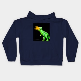 firing dinosaur Kids Hoodie